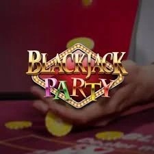 Blackjack Party logo by Evolution Betico Casino