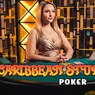 Caribbean Stud Poker by Evolution, showcased at beticocasino.pl – game logo