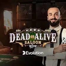 Enjoy Dead or Alive: Saloon by Evolution – logo hosted on beticocasino.pl