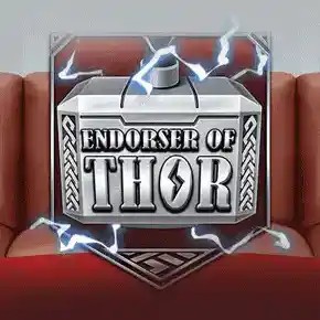 Official Crash Games logo: Endorser Of Thor by KA Gaming at Betico Casino