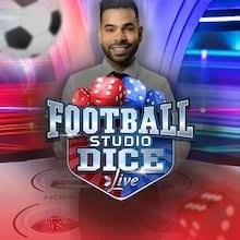 Official Live Dealer logo: Football Studio Dice by Evolution at Betico Casino
