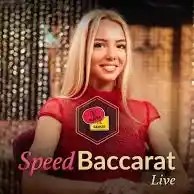 Speed Baccarat A casino game by Evolution – featured logo at Betico Casino
