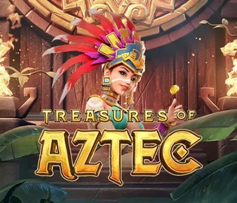 Treasures of Aztec slot logo by PG Soft at Betico Casino