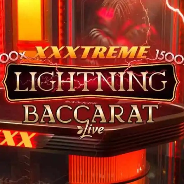 XXXtreme Lightning Baccarat game by Evolution – logo hosted on Betico Casino